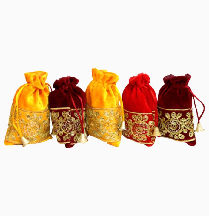 Berrycrave Velvet Potli-5 - line