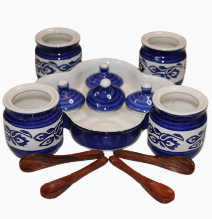 BERRYCRAVE 4 pickle jar set-blu bel-display 1