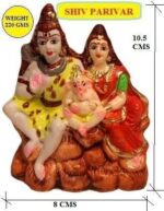 BERRYCRAVE clay shiv parivar - dimensions