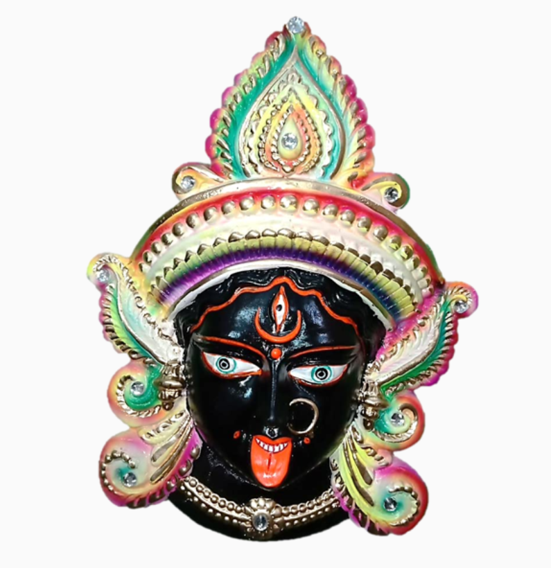 Indian God Maa kali with black background , Indian lord Stock Photo - Alamy