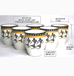 Berrycrave warli kullhar set - dimensions