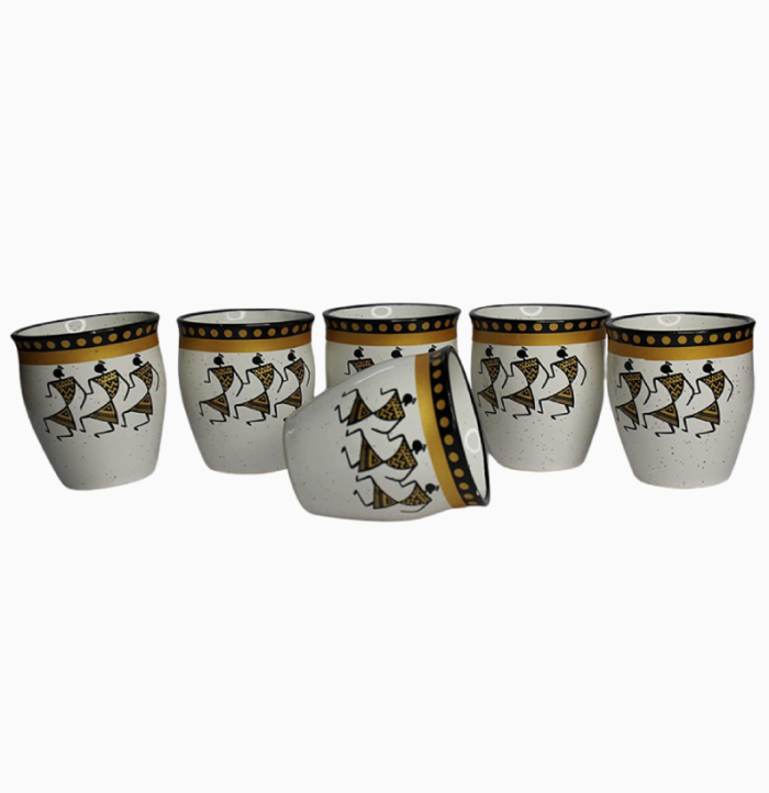 Berrycrave warli kullhar set - display