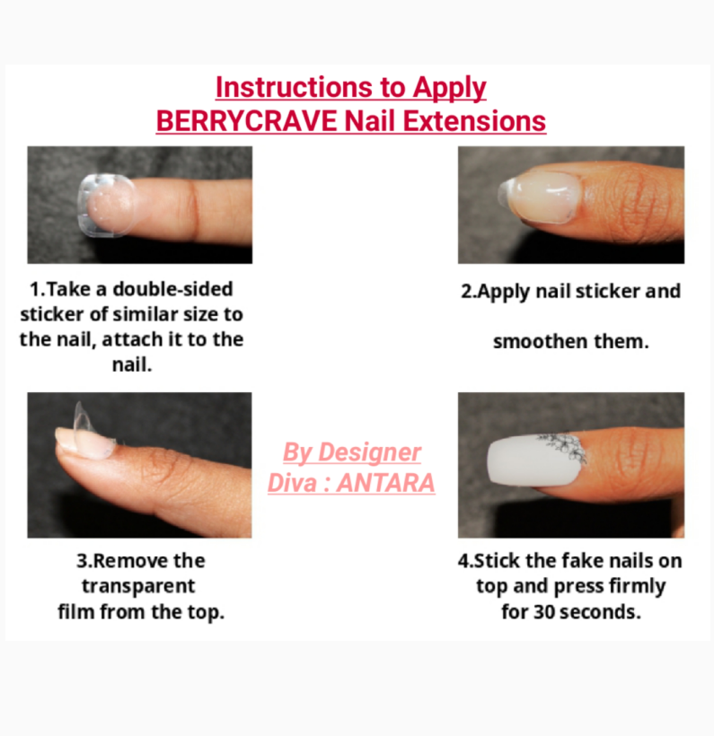 Gel Nail Extension With glam world