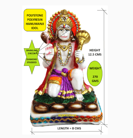 BERRYCRAVE HANUMAN POLYSTONE-DIMENSION